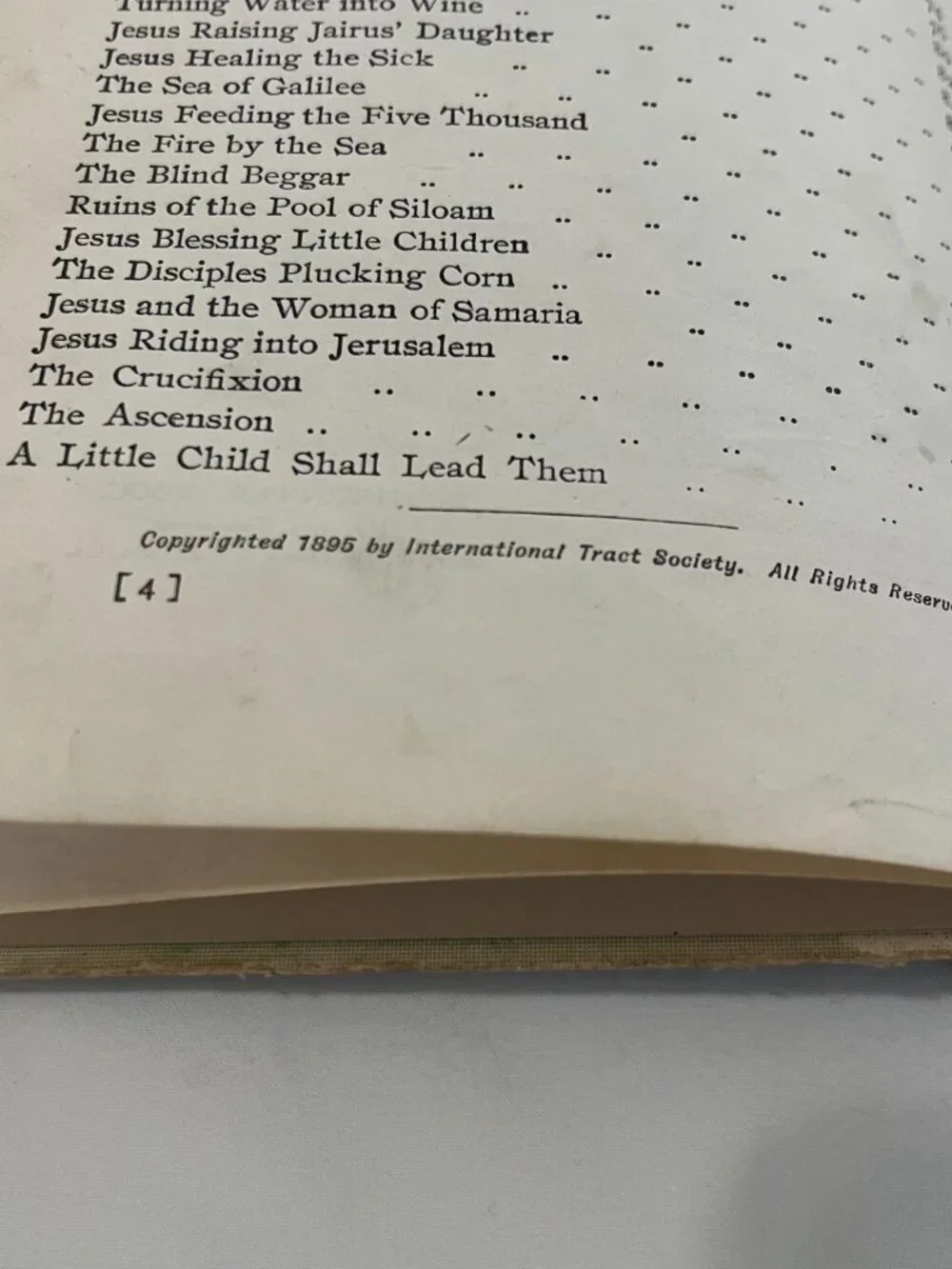 The Gospel Primer Antique Children's Book Vintage 1895-1899